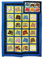 203: Boxer Shorts Memory Quilt by Betty Belford